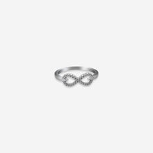 Infinity Ring– Sterling Silver with Elegance