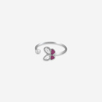 Papillon Dream Ring– Sterling Silver Enamel Wings
