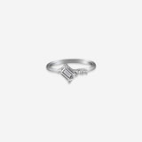 Square Brilliance Ring in Silver