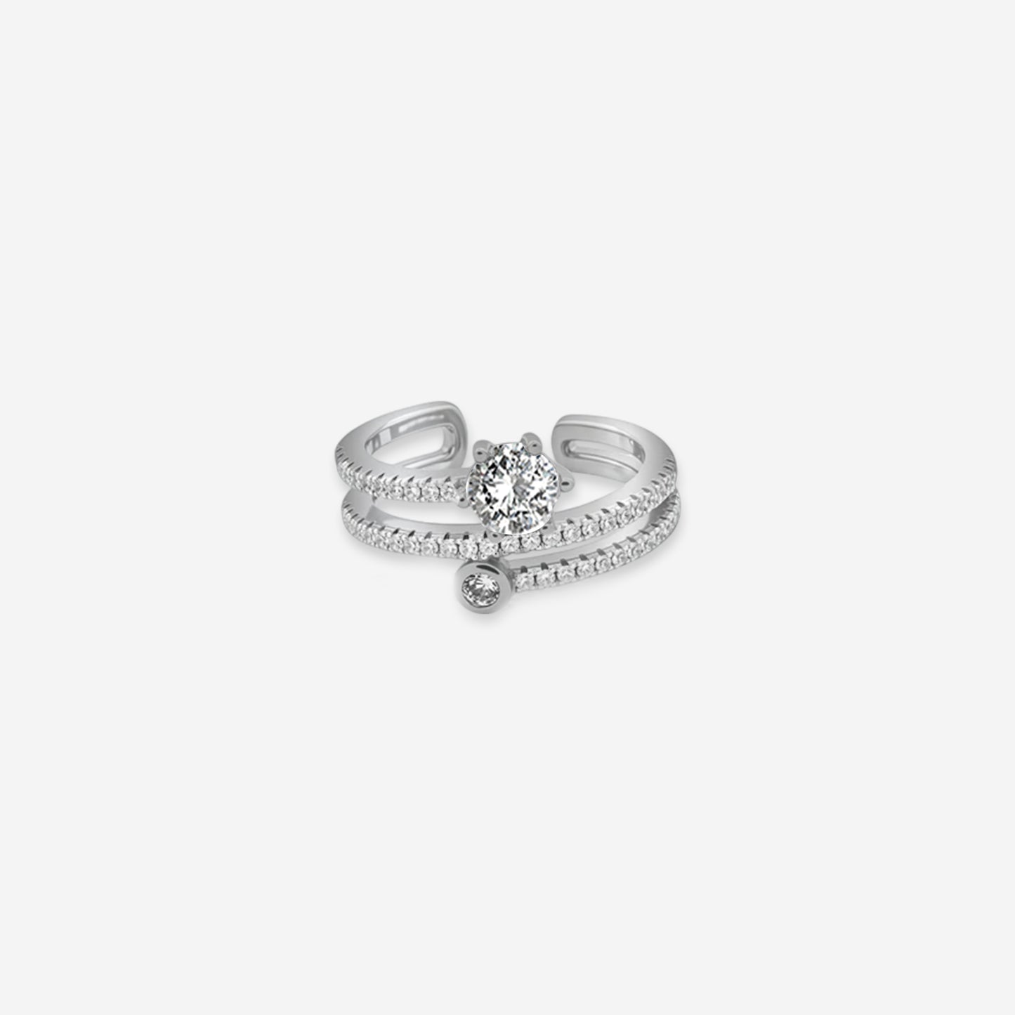 sterling silver starlight shine ring