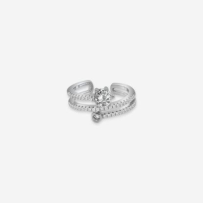 Sterling silver Starlight Shine Ring