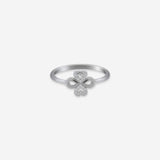 Infinity Heart Women`s Ring in Silver