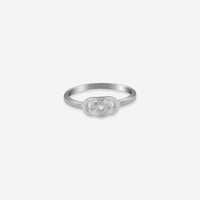 Sterling silver Interlocking Circle Ring