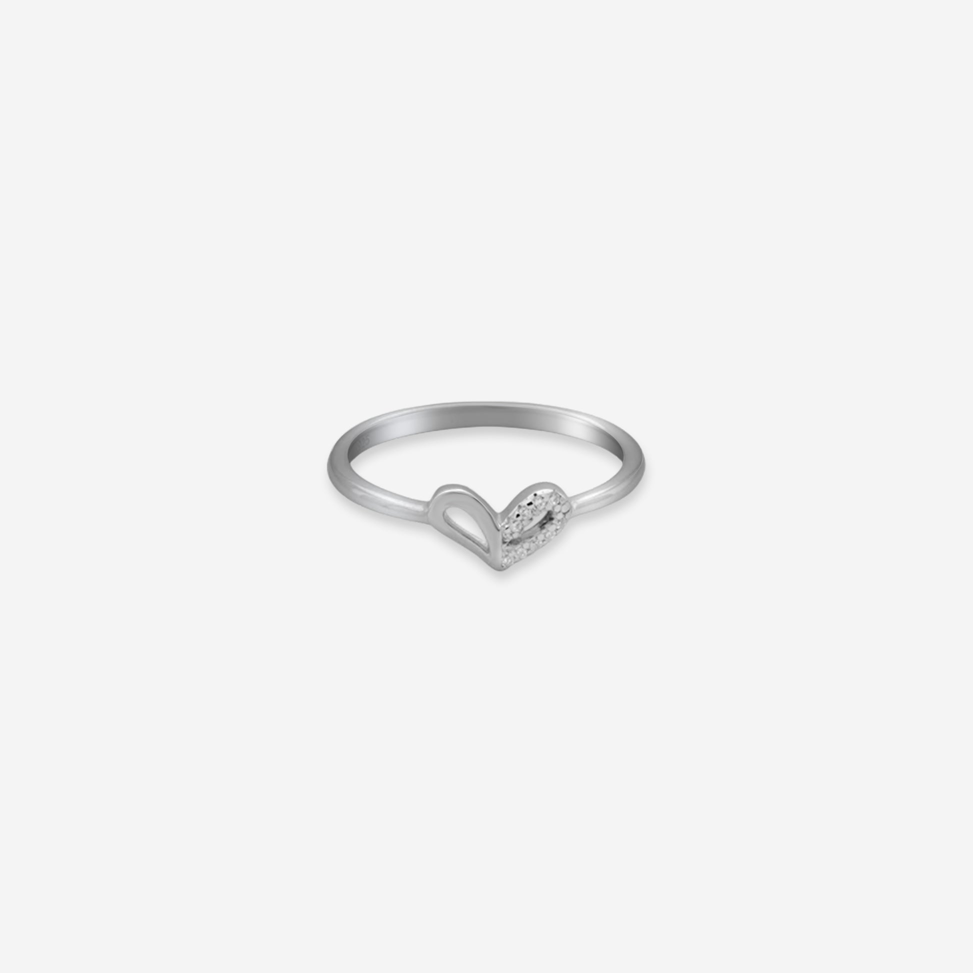 Sterling Silver Heart Ring