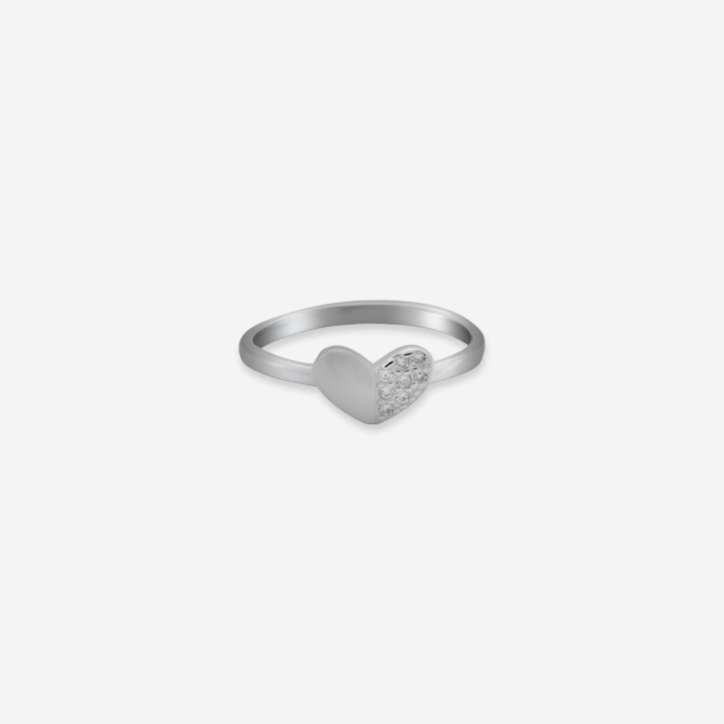 sterling silver heart ring