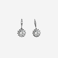 Pair of silver earrings