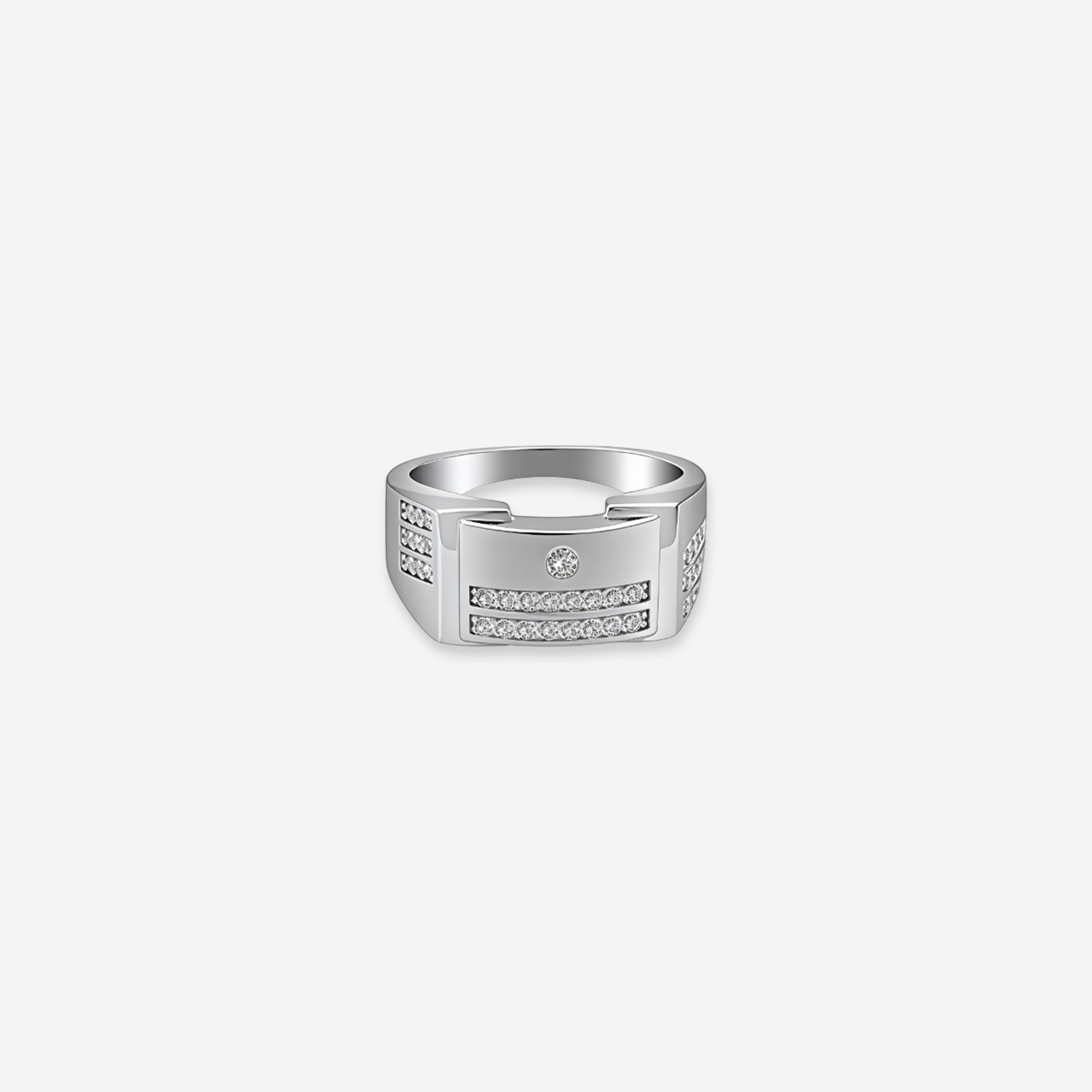 Sterling silver Valor Crest Men’s Ring