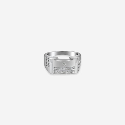 Sterling silver Valor Crest Men’s Ring