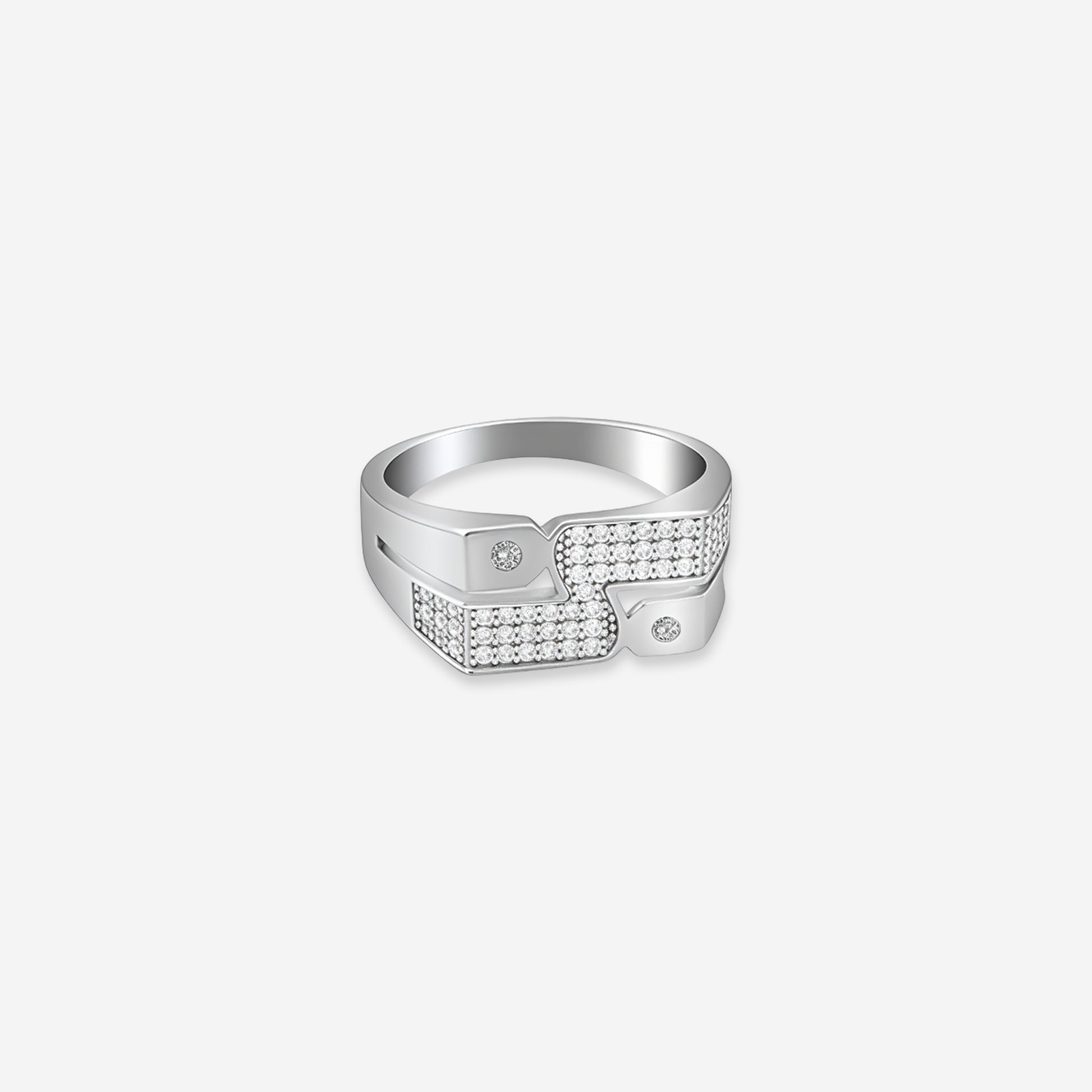 Sterling silver Nova Crest Men’s Ring