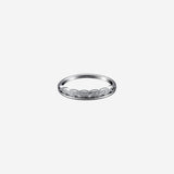 Marquise-cut pattern Women`s ring in Silver