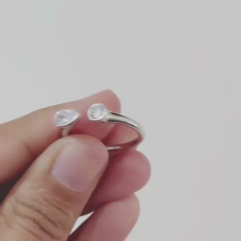 Silver Teara Women`s Ring