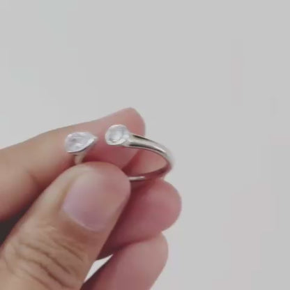 Silver Teara Women`s Ring