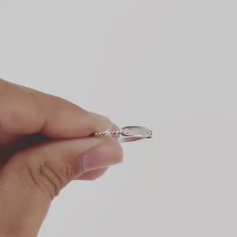 Silver Gemplate Women`s Ring