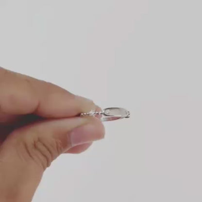 Silver Gemplate Women`s Ring