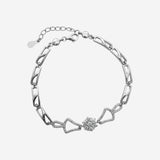 Florana Bloom Bracelet in Silver