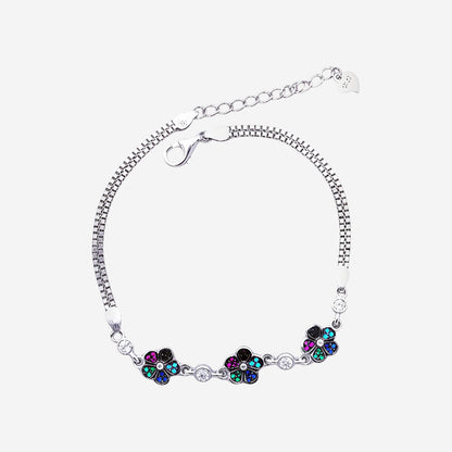 Sterling silver Whisper Charm Bracelet