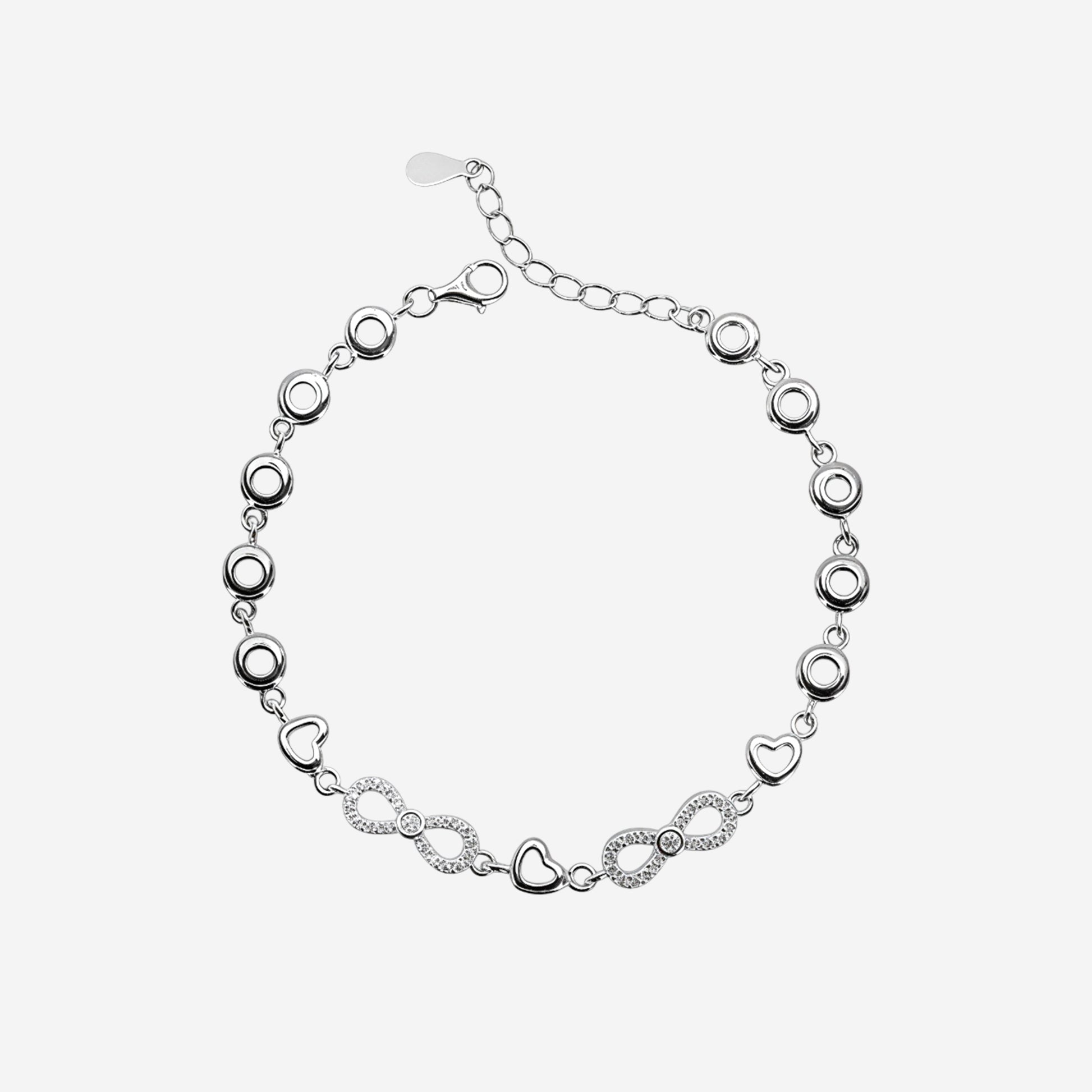 Sterling silver Eterna Gem Bracelet