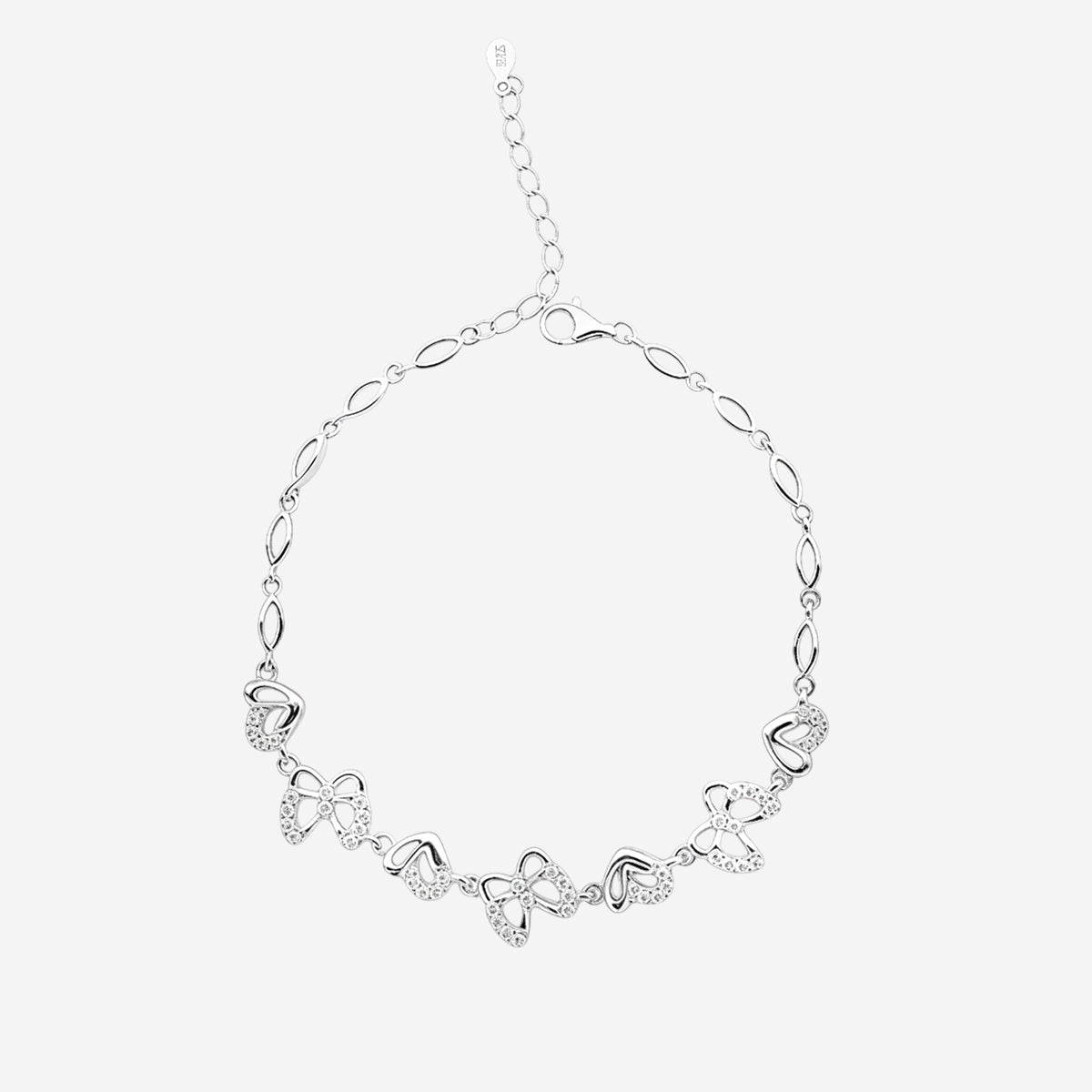 Sterling silver Amora Link Bracelet