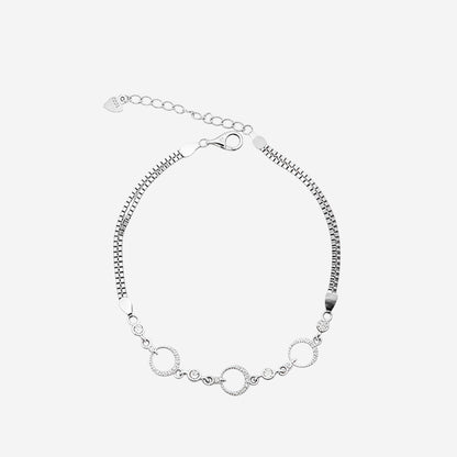 Sterling silver Gleam Beads Bracelet