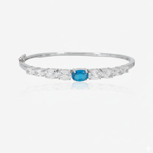 Sterling silver Azure Radiance Bracelet