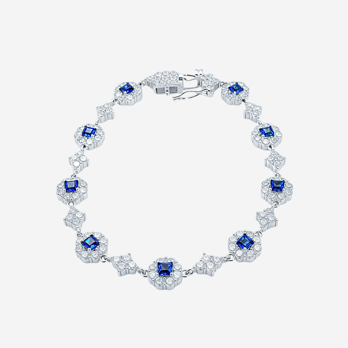 Sterling silver Scarlet Aura Bracelet