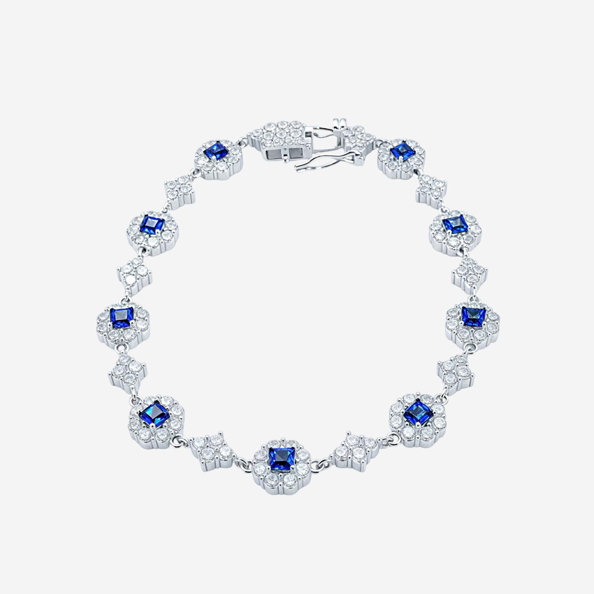 Sterling silver Scarlet Aura Bracelet