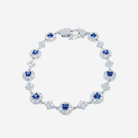 Sterling silver Scarlet Aura Bracelet
